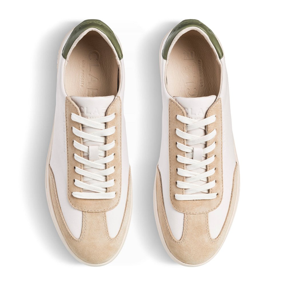 CLAE DEANE Shoes Womens USA127-J34 In Off White Vanilla Olive